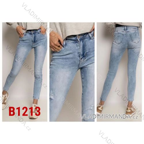 Rifle jeans dlhé dámske (XS-XL) JEANS JAW22B1213