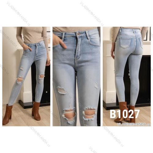 Rifle jeans dlhé dámske (XS-XL) JEANS JAW22B1027