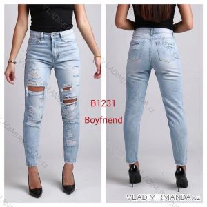 Rifle jeans dlhé dámske (XS-XL) JEANS JAW22B1231