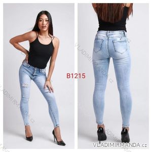 Rifle jeans dlhé dámske (XS-XL) JEANS JAW22B1215