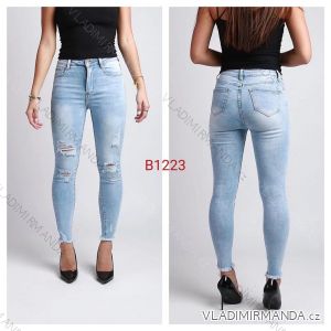 Rifle jeans dlhé dámske (XS-XL) JEANS JAW22B1223