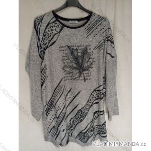 Tunika teplá dlhý rukáv dámska nadrozmer (4XL/5XL ONE SIZE)TURECKÁ MODA TME22005