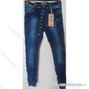 Rifle jeans dámske (34-44) SMILING JEANS S136