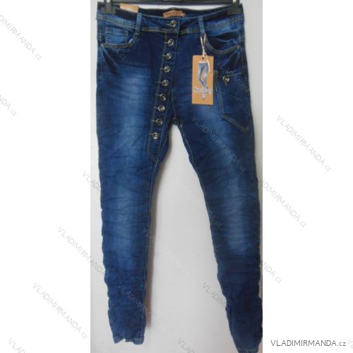 Rifle jeans dámske (34-44) SMILING JEANS S136