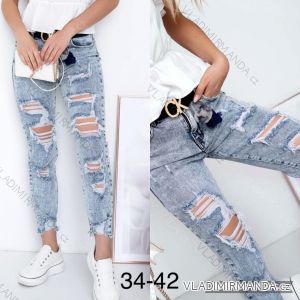 Rifle jeans dlhé dámske (34-42) JEANS JAW22224