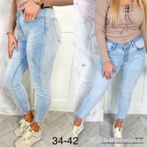 Rifle jeans dlhé dámske (34-42) JEANS JAW22228