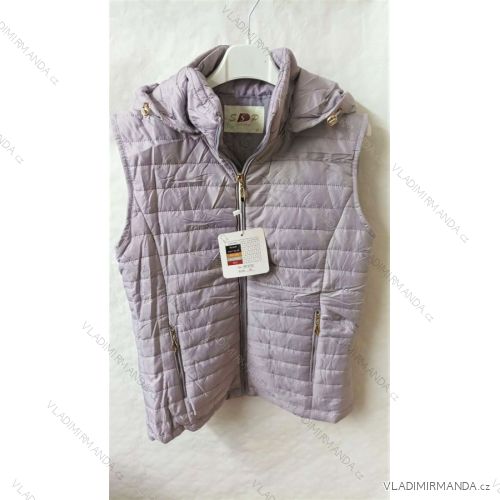 Vesta dámska jesenná s kapucňou (M-3XL) ACTIVE SPORTS SP2102FIALOVA/DR fialová 3XL