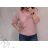 Tunika blúzka krížená krátky rukáv dámska (M/L ONE SIZE) TALIANSKA MÓDA IMD22038