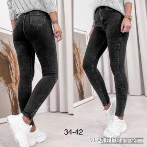 Rifle jeans dlhé dámske (34-42) M.SARA MSR22484