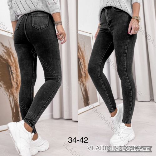 Rifle jeans dlhé dámske (34-42) M.SARA MSR22484