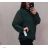 Tunika / blúzka dlhý rukáv dámska nadrozměr (3XL / 4XL ONE SIZE) TALIANSKÁ MÓDA IMWQ21235