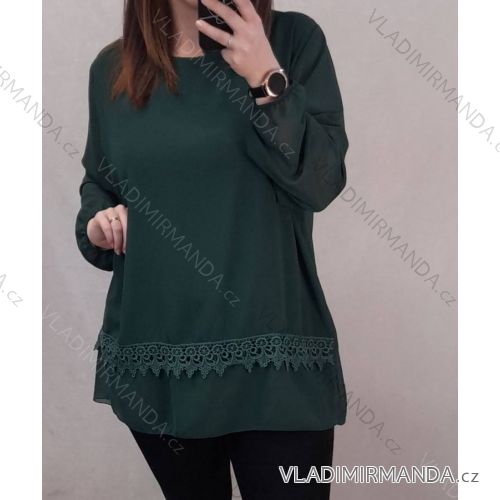 Tunika dlhý rukáv dámska nadrozmer (3XL/4XL ONE SIZE) TALIANSKA MÓDA IMWQ2117053