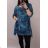 Tunika dlhý rukáv dámska nadrozměr (3XL / 4XL ONE SIZE) TALIANSKÁ MÓDA IMWQ2191659