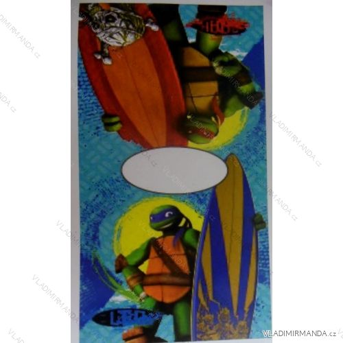 Osuška pončo ninja korytnačka detská chlapčenská (50 * 100 cm) STAMION NT09102