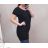 Tunika predĺžená krátky rukáv dámske (M/L ONE SIZE) TALIANSKA MÓDA IM722007