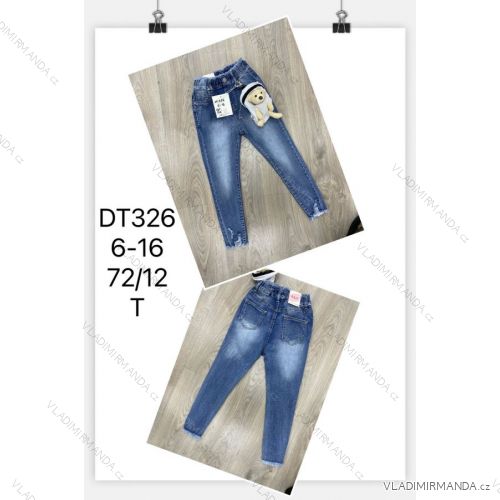 Rifle jeans detské dorast dievčenské (6-16 rokov) SAD SAD22DT326