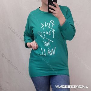 Šaty voľnočasové dlhý rukáv dámske (XL/3XL ONE SIZE) TALIANSKA MÓDA IMJ22004