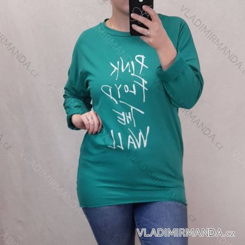 Šaty voľnočasové dlhý rukáv dámske (XL/3XL ONE SIZE) TALIANSKA MÓDA IMJ22004