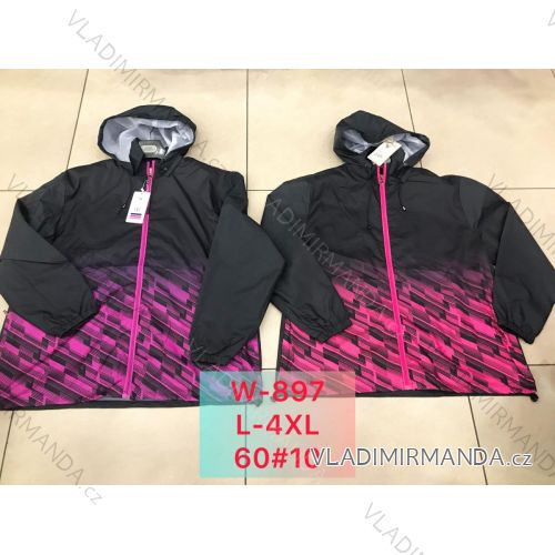 Bunda šusťáková dámska nadrozmer (L-4XL) ACTIVE SPORT ACT22W-897A
