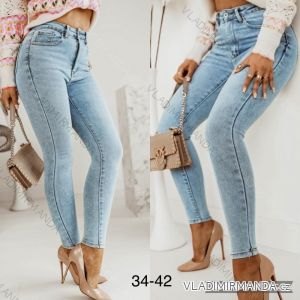 Rifle jeans dlhé dámske (34-42) JEANS JAW221069