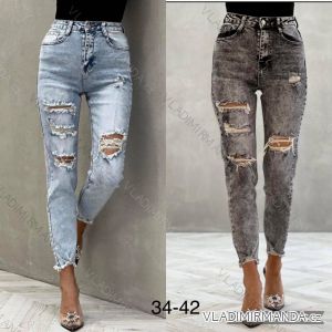 Rifle jeans dlhé dámske (34-42) JEANS JAW221071