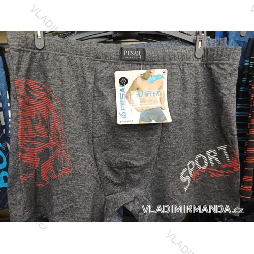 Boxerky bavlnené pánske (M-3XL) PESAIL PES22G547