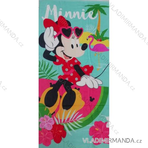 Osuška plážová minnie mouse detská dievčenská (70x140 cm) SETINO MIN-H-TOWEL-161