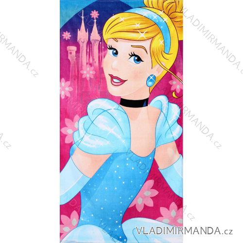 Osuška plážová Cinderella detská dievčenská (70x140 cm) SETINO PR-H-TOWEL-761