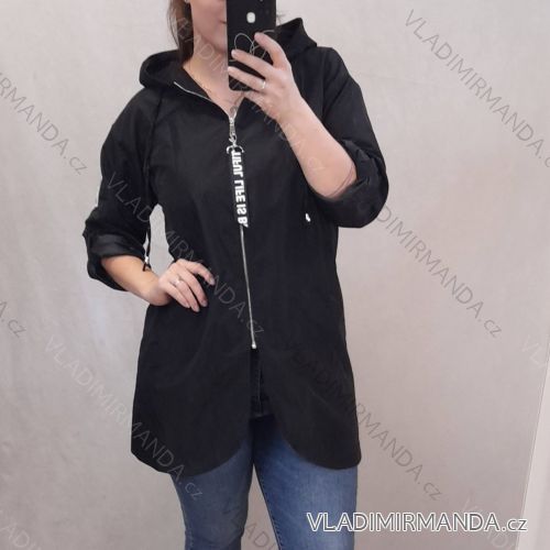 Kabát Bunda predĺžená šuštiaková dámska (L / XL ONE SIZE) TALIANSKÁ MÓDA IMC21919