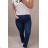 Rifle jeans dámske nadrozmerné s gumou v pase (40-52) SMILING  SAL22W882
