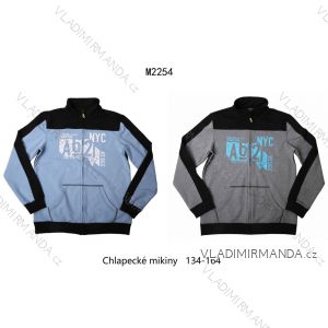 Mikina na zips dorast chlapčenská (134-164) WOLF M2254