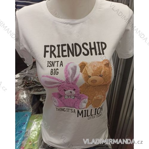 Tričko krátky rukáv dámske (S-XL) TURECKÁ MÓDA TM922020
