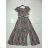 Souprava letní top carmen a sukně dlouhá dámská leopard (S/M ONE SIZE) ITALSKÁ MÓDA IMWA221292