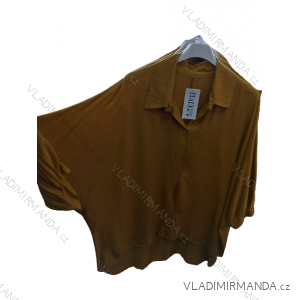 Košeľa oversize dlhý rukáv dámske (S/M/LXL/2XL/3XL/4XL ONE SIZE) TALIANSKA MóDA IM722053