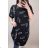 Tunika oversize krátky rukáv dámske (XL/2XL ONE SIZE) TALIANSKA MÓDA IM422361/DR XL/2XL Červené