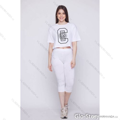 Tričko crop top krátky rukáv dámske (XS-XL) GLO-STORY GLO22WPO-P7336