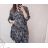 Prodloužená tunika dámska nadrozměr maskáč (XL / 2XL ONE SIZE) TALIANSKÁ MÓDA IMWQ22MASKA