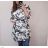 Prodloužená tunika dámska nadrozměr maskáč (XL / 2XL ONE SIZE) TALIANSKÁ MÓDA IMWQ22MASKA
