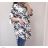 Prodloužená tunika dámska nadrozměr maskáč (XL / 2XL ONE SIZE) TALIANSKÁ MÓDA IMWQ22MASKA