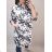 Prodloužená tunika dámska nadrozměr maskáč (XL / 2XL ONE SIZE) TALIANSKÁ MÓDA IMWQ22MASKA