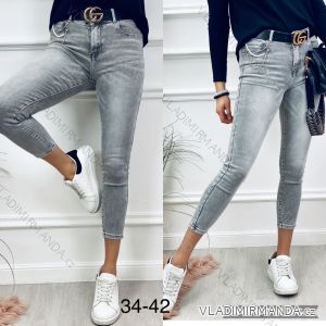 Rifle jeans dlhé dámske (34-42) JEANS JAW22BK270