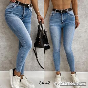 Rifle jeans dlhé dámske (34-42) JEANS JAW22BK297