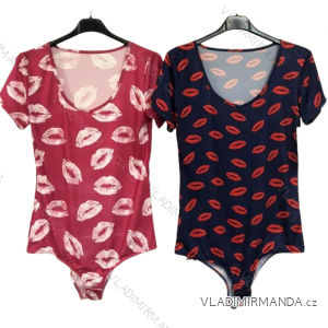 Body krátky rukáv dámske (S/M ONE SIZE) TALIANSKA MÓDA IMM22419