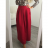 Sukňa maxi dlhá v páse na žabičkovanie dámska (S/M/L ONE SIZE) TALIANSKA MÓDA IMM22MAXIMA/DR tmavo zelená