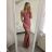 Šaty elegantní společenské carmen dlouhé dámské (XS/S/M/L ONE SIZE) ITALSKÁ MÓDA IM322063