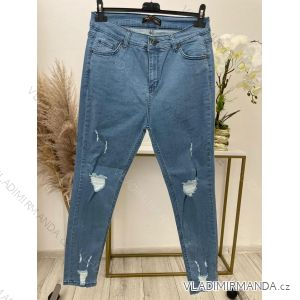 Rifle jeans dámske nadrozmer (40-42-44-46-48-50-52-54-56) TURECKá MóDA TMLB22012