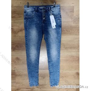 Rifle jeans baggy dlhé dámske (XS-XL) JEWELLY JEW22JW2246