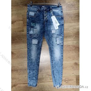 Rifle jeans baggy dlhé dámske (XS-XL) JEWELLY JEW22JW2217