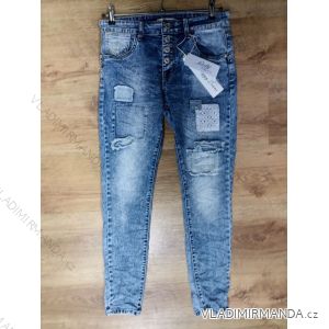 Rifle jeans baggy dlhé dámske (XS-XL) JEWELLY JEW22JW2216