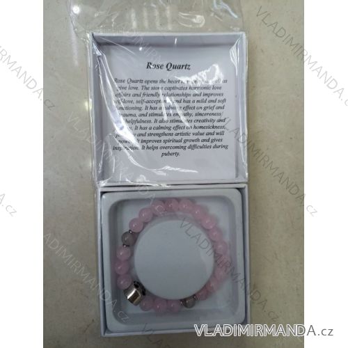 Náramok rose quartz dámsky (ONE SIZE) BIŽUTÉRIA BIZ22047